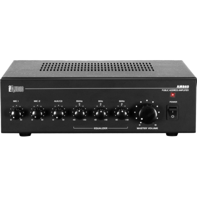 PROAUDIO - AM860 - Amplificatore mixer 60W 4 Ohm 70/100 V 3 ingressi per PA