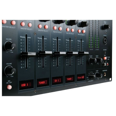 DAP - D2353 - Mixer audio da installazione rack 6U 7 canali 2 zone con USB IMIX-7.2 USB