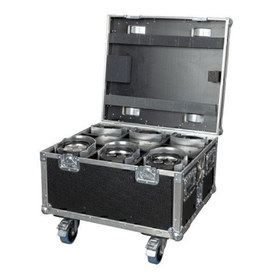 SHOWTEC - 44057 - EVENTSPOT 1600 Q4 SET 6-piece charger case in brushed aluminum