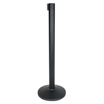 SHOWTEC - 90003/4 - Confezione di 4 barriere di controllo della folla 2mt regolabile nere