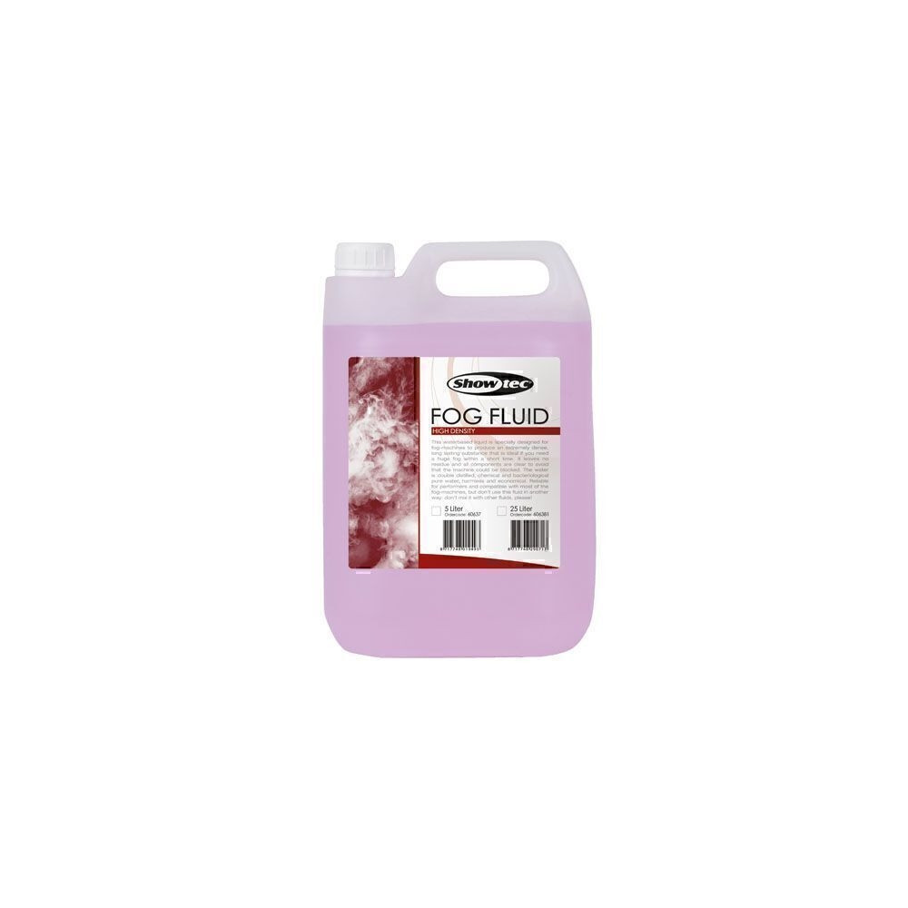 SHOWTEC - 60637/4 - Confezione da 4 lattine di liquido per macchina da fumo ad alta densità da 5 litri