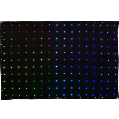 PROLIGHTS - VIRTUALDRAPE - Modulo flessibile 176 LED SMD RGB/FC ignifugo IP20 30-150W 2x3 metri