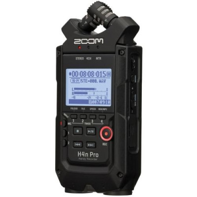 ZOOM - H4n-Pro-BK - Registratore nero 4 Tracce USB