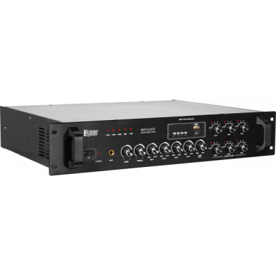PROAUDIO - MPC6260T - Amplificatore mixer a 6 zone con sintonizzatore FM, Bluetooth, e lettore MP3/USB/SD card integrato
