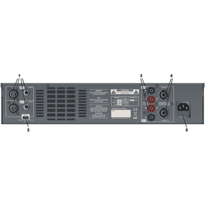 HP / P-AUDIO - KIT HP-B600/2-VS-8F - Sistema Audio per Esterni con Amplificatore HP-B600 + 2 Casse acustiche P.AUDIO