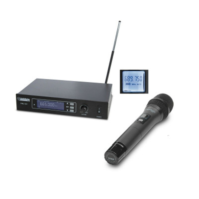 PMU 301 - AUDIO DESIGN PRO - Sistema wireless UHF con Microfono wireless professionale 100 Ch