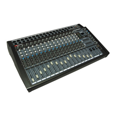 MARK - MPM 16352 USB BT - Mixer audio analogico autoalimentato 2 x 300 W @ 4 Ohm con lettore USB-SD e Bluetooth