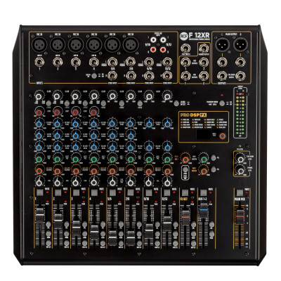 RCF - F 12XR - Console Audio a 12 Canali con Multi-FX e Registrazione