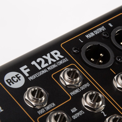RCF - F 12XR - Console Audio a 12 Canali con Multi-FX e Registrazione