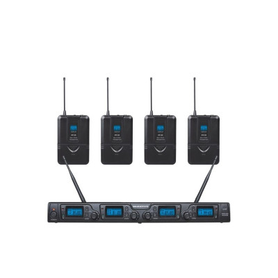 ZZIPP - TXZZ642 - Set Radiomicrofono con 4 Bodypack canali
