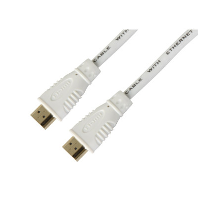 TECHLY - ICOC HDMI-4-100NWT - Cavo High Speed HDMI™ con Ethernet 10 metri Bianco
