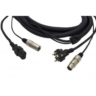 PROEL - PH080LU10 - Cavo professionale per diffusori acustici attivi e dispositivi luci DMX da 10 m