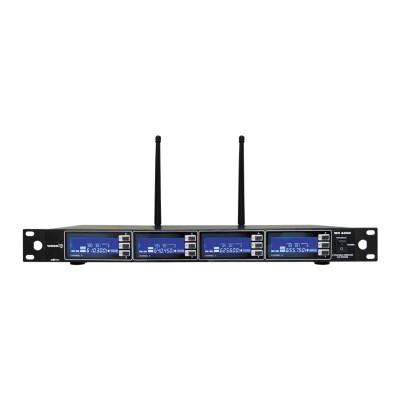 WORK - WR 4200/2 - Sistema wireless professionale Diversity a 4 canali in banda UHF
