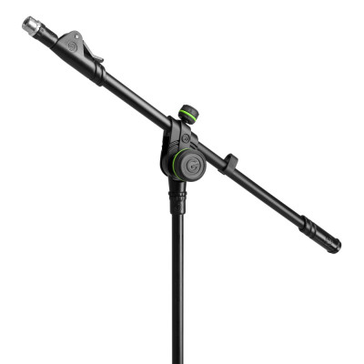 GRAVITY - GMS4322B - Asta microfonica con treppiede con base ripiegabile e portamicrofono estraibile a 2 punti