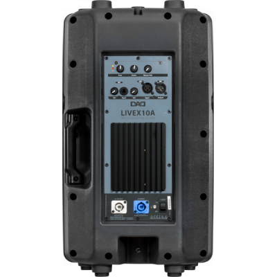 DAD - LIVEX10A - Active bi-amplified speaker in class D + AB, 2-way 350 W + 50 W, 123db SPL