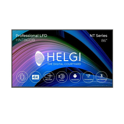 HELGI - HNT8610B - Monitor Professionale LFD Serie NT - 86”