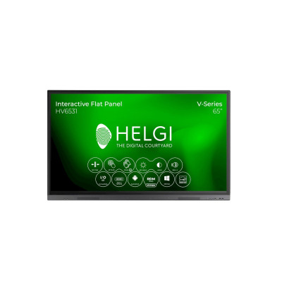 HELGI - HV6531M - Monitor Interattivo 65" V Series RDM-Ready + staffa