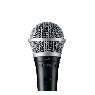 SHURE - PGA48XLRE - Microfono Dinamico per Voce con Caratteristica Polare Cardioide