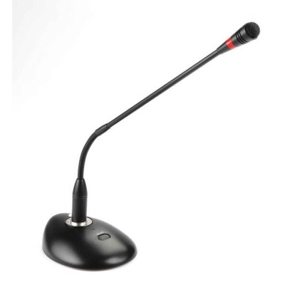 PROEL - PA BMG2 - Microfono professionale da tavolo con capsula a condensatore ad elevata sensibilità e stelo flessibile