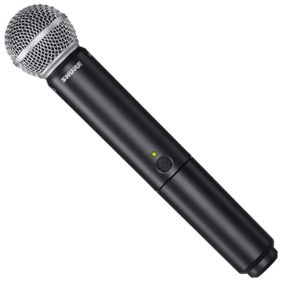 SHURE - BLX24RE/SM58K14 - Rack-mountable SM wireless microphone system with SM58 wireless microphone for voice