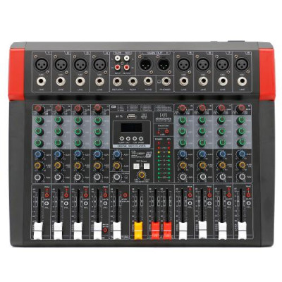 SINEXTESIS - EVOMIX-08-USB -  8-channel mixer, DSP multi-effects, USB interface, Mp3 player, Bluetooth