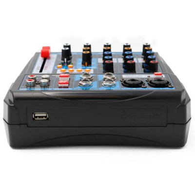 SINEXTESIS -	XT-PS6 -  Mixer 6 canali, multieffetto DSP, interfaccia USB, lettore Mp3, Bluetooth