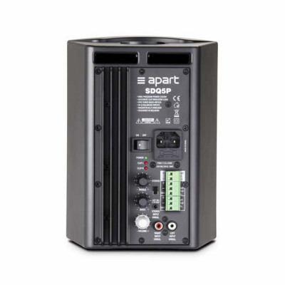 APART - SDQ5P-BL - Active loudspeaker set 5", 2 x 30 watts, black