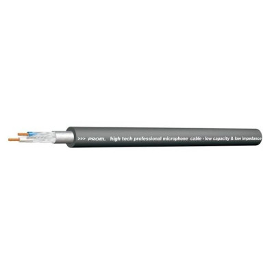 PROEL - HPC250 - Cavo bilanciato “high quality” per microfono con guaina esterna flessibile - O.F.C. Matassa 100m