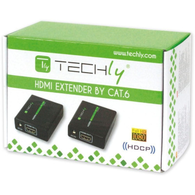 TECHLY - IDATA EXT-E70 - Extender HDMI™ Full HD 3D su cavo Cat. 5E/6/6A/7 fino 60 metri