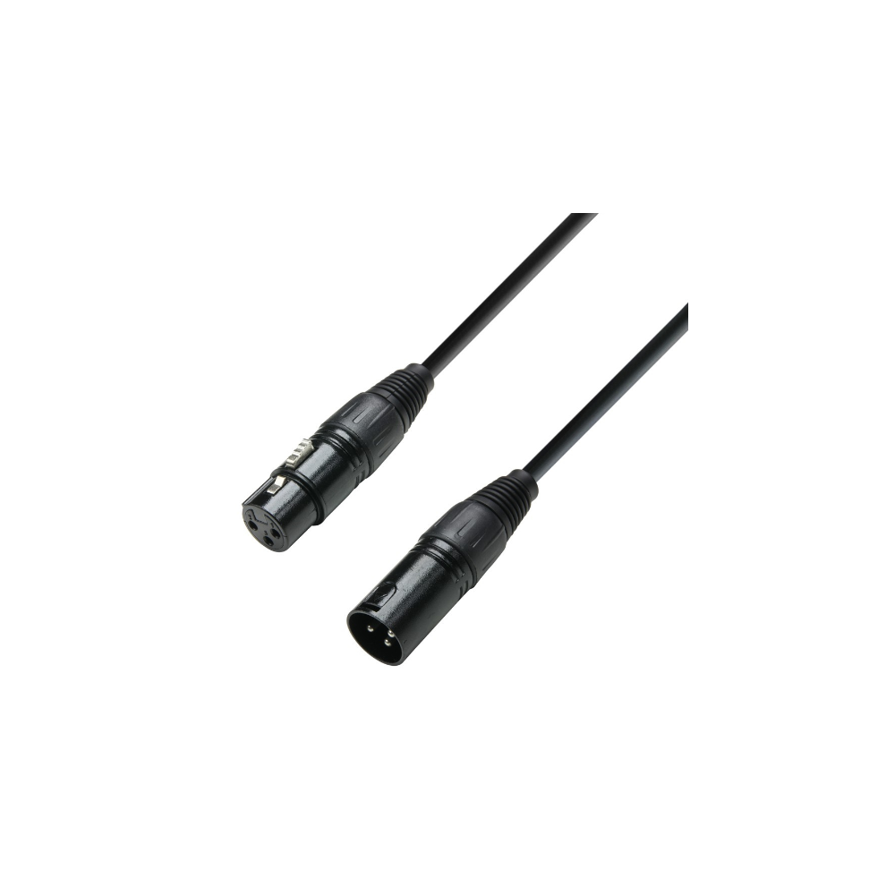 ADAM HALL - 3 STAR DMF 3000 - Professional DMX cable 110 Ohm with male / female 3-pin XLR connectors 30 meters