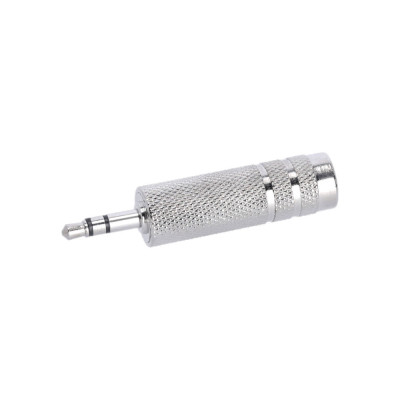 ADAM HALL - 4 STAR A JF3 MM3 METAL /4 - Confezione da 4 Adattatori 6,3 mm jack stereo femmina a 3,5 mm jack stereo maschio