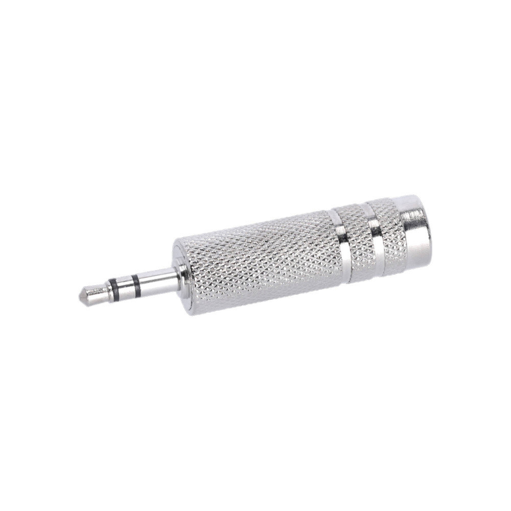 ADAM HALL - 4 STAR A JF3 MM3 METAL /4 - Pack of 4 Adam Hall Adapter 6.3 mm jack stereo female to 3.5 mm jack stereo male