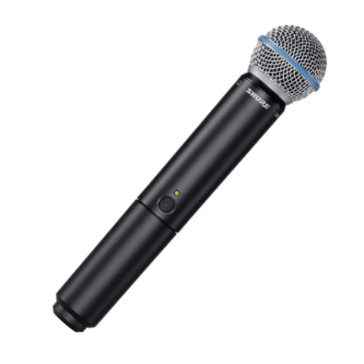 SHURE - BLX24RE/B58K14 - Rack-mountable wireless microphone system with BETA 58 wireless microphone for voice