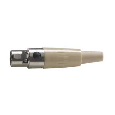 PROEL - HCM23 - Microfono headset/archetto miniaturizzato a condensatore beige mini XLR a 4 poli
