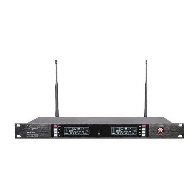TSYMBOLS - TS300-HT21-PT21- Diversity Receiver with HT-21 Handheld trasmitter,PT-21 Bodypack and UHF Dual CH Headband