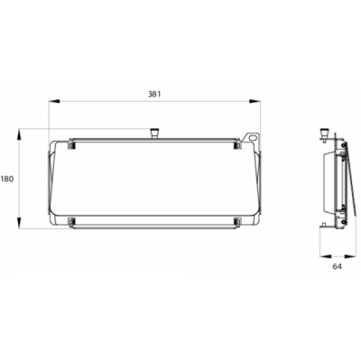 PROLIGHTS - S27QBD - 4 Alette direzionali per proiettori SOLAR27Q, ARCPOD27Q