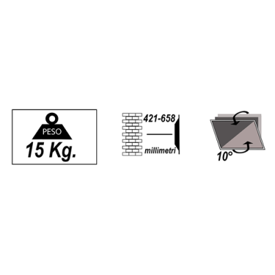 LINK - LKBR20 - Bracket for Projectors Max weight 15 Kg White