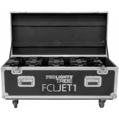 PROLIGHTS - FCLJET1 - Flight case per 8 Teste mobili JETBEAM1 e JETSPOT1