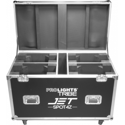 PROLIGHTS - FCLJS4Z - TRIBE - Flight case per 4 Teste mobili JETSPOT4Z