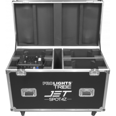 PROLIGHTS - FCLJS4Z - TRIBE - Flight case per 4 Teste mobili JETSPOT4Z