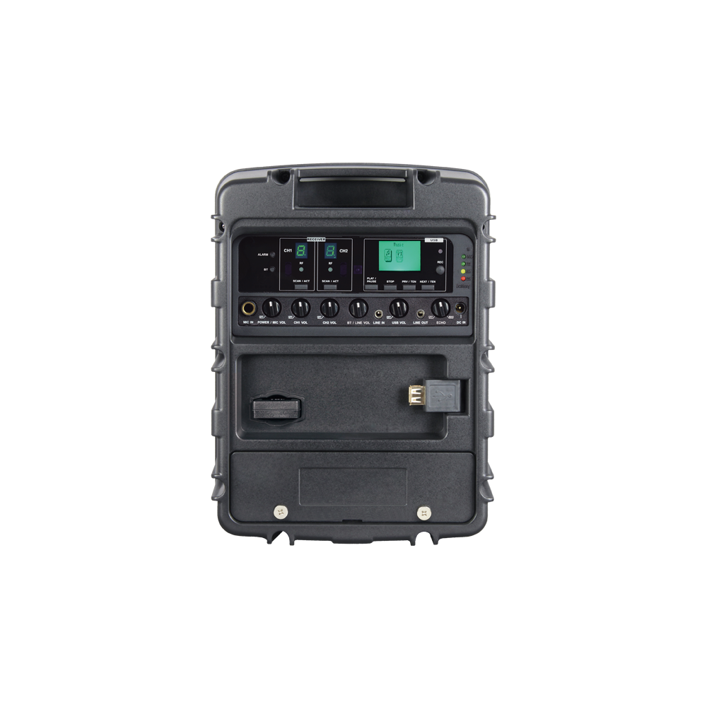 MIPRO - MA300D-UHF - Amplificazione portatile 60/102W a batteria e corrente bluetooth