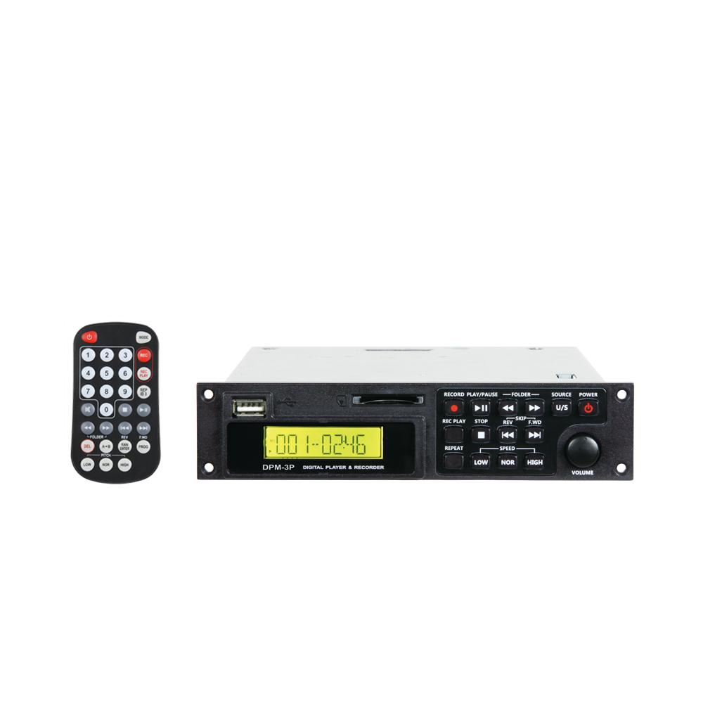 MIPRO - DPM-3P - Digital Audio Recorder/Player su USB/SD/SDHC Card