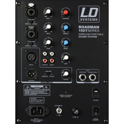 LD SYSTEMS - Roadman 102 B5 - Altoparlante PA portatile con microfono a mano
