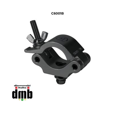 PROTRUSS - C6001 B - Clamp in alluminio per Truss colore nero