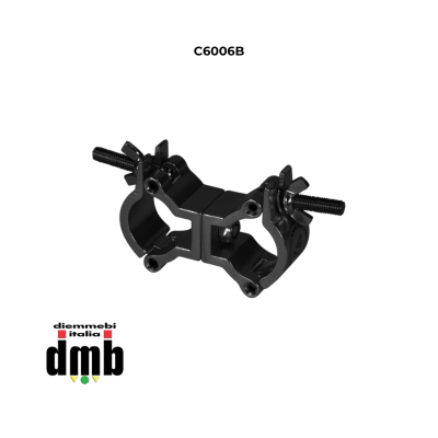 PROTRUSS - C6006A - Doppio-clamp in alluminio per truss