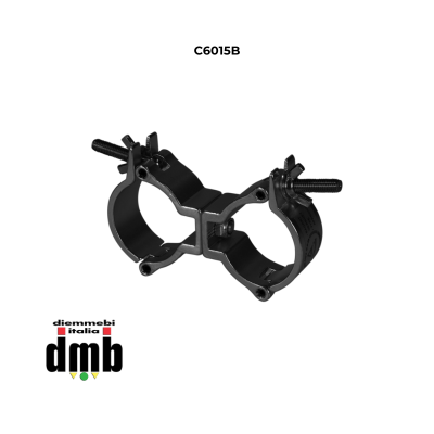 PROTRUSS - C6015A - Clamp-doppio leggero in alluminio per Truss, design Slim