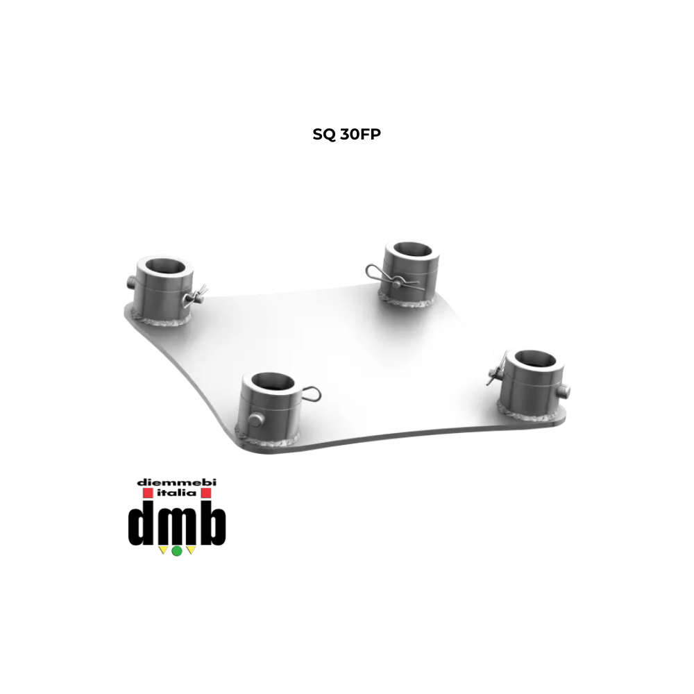 PROTRUSS - SQ30FP - Base da terra per tralicci in alluminio a sezione quadrata serie HQ/SQ PROTRUSS - SQ30FP - Base da terra per tralicci in alluminio a sezione quadrata serie HQ/SQ