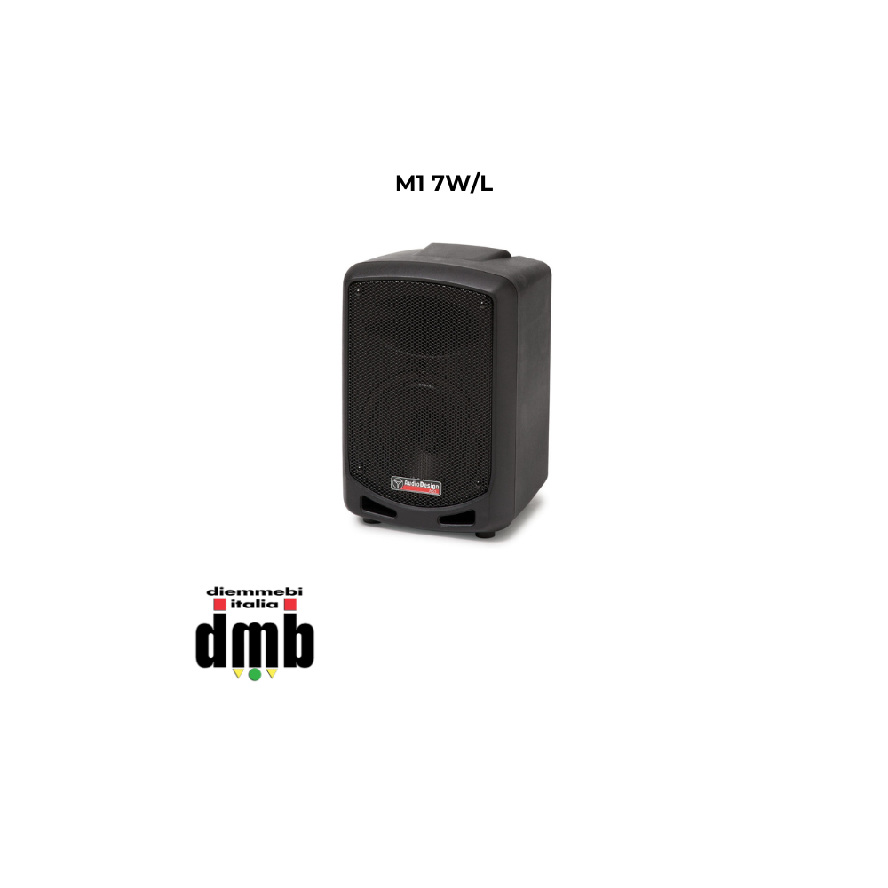 M1. 7 WL - AUDIO DESIGN PRO - Diffusore Attivo e Portatile con Batterie